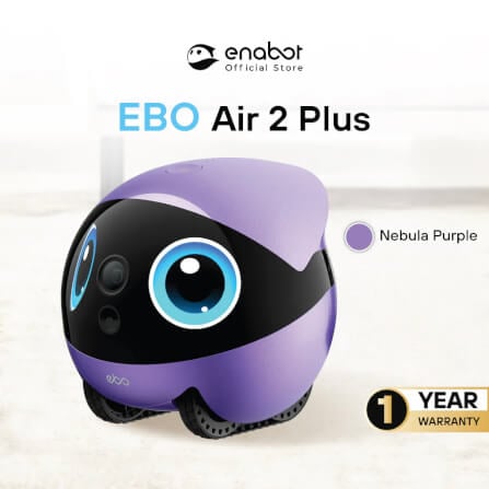 กล้องวงจรปิดหุ่นยนต์ ENABOT EBO AIR 2 PLUS สีม่วง_10